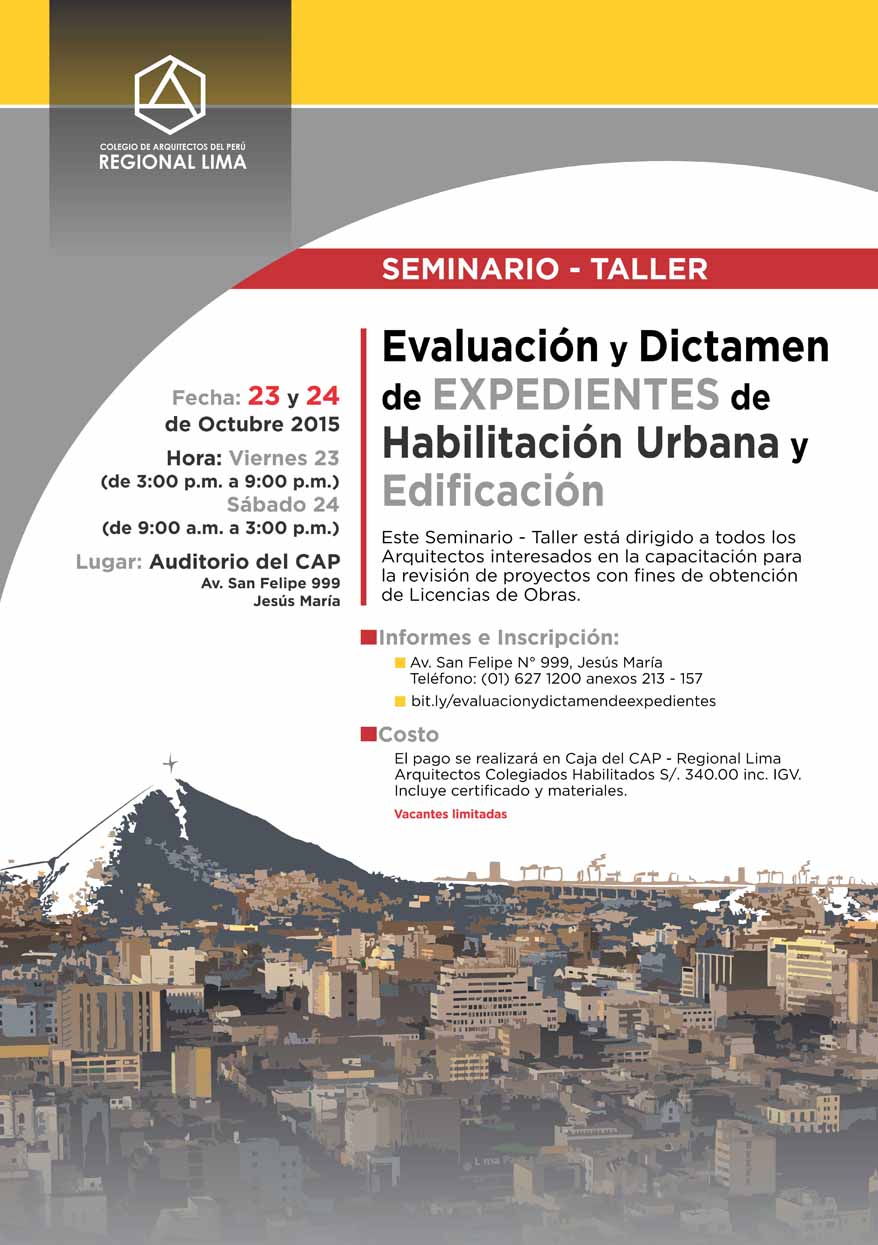 Evaluacion y dictamen de expedientes de habilitacion urbana y edificacion