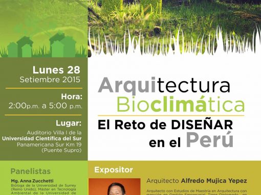 Arquitectura bioclimatica – El reto de diseñar en el Perú