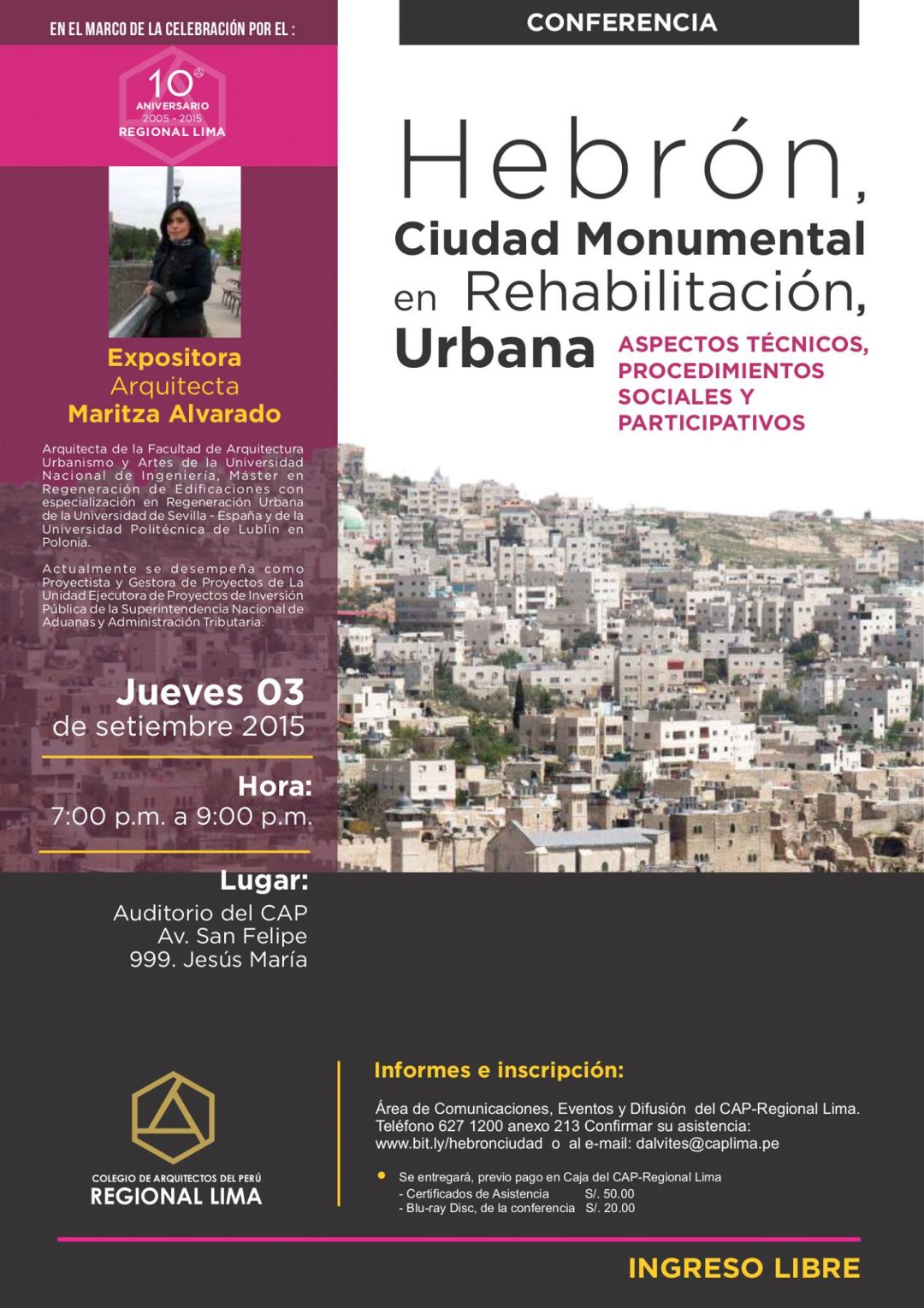 Hebron, ciudad monumental en rehabilitación urbana