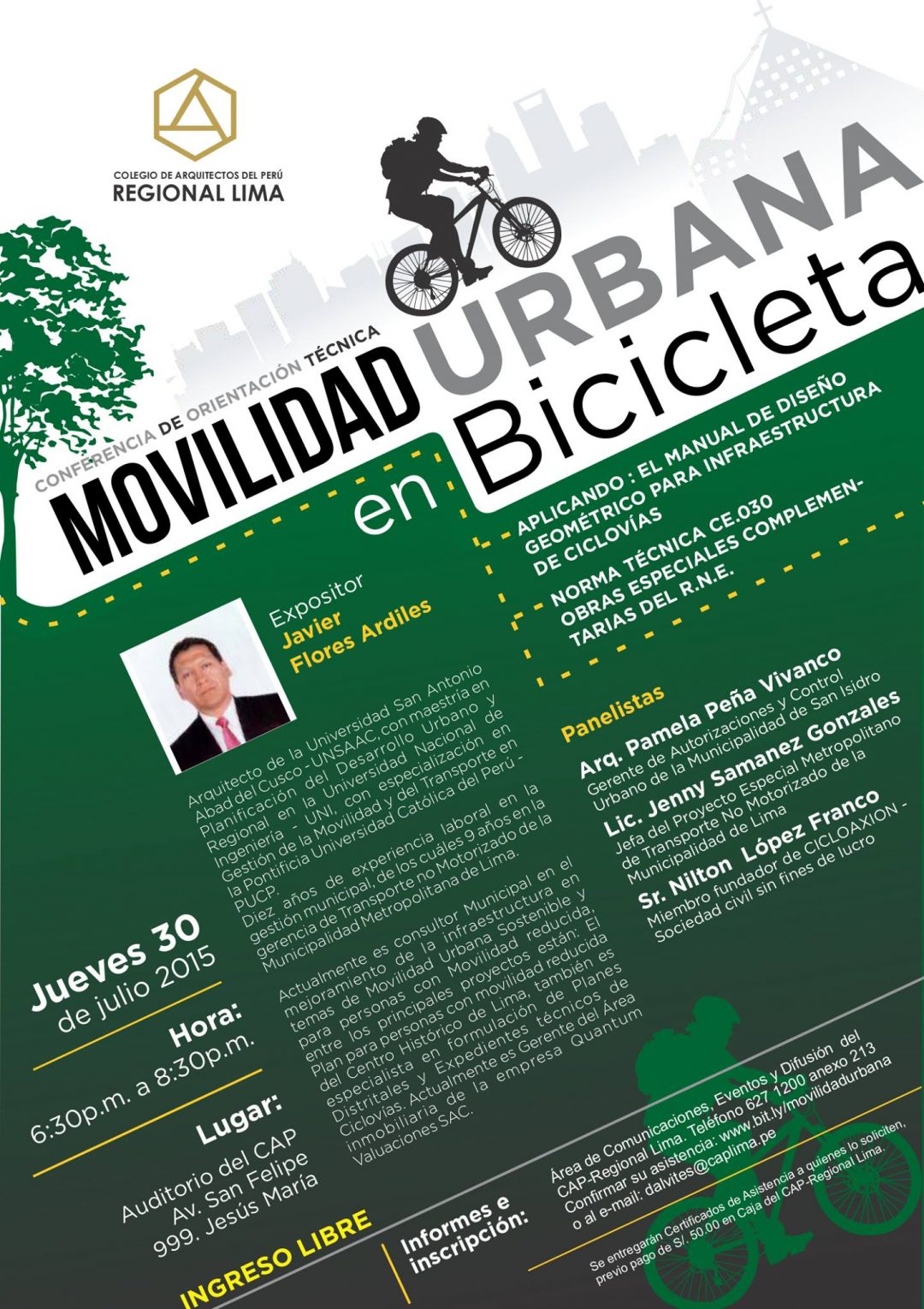 Movilidad urbana en bicicleta