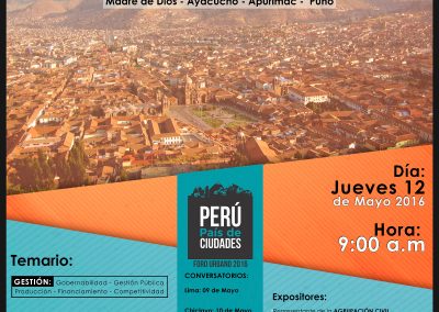 Ciudades al futuro – Sede Cusco