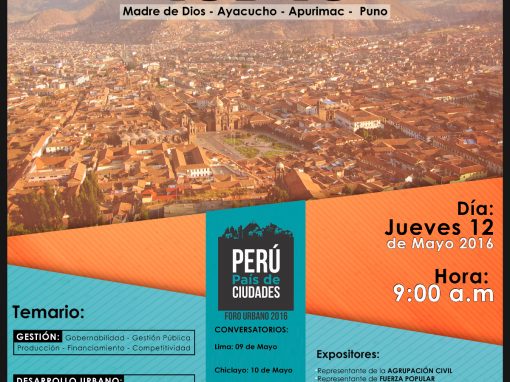Ciudades al futuro – Sede Cusco