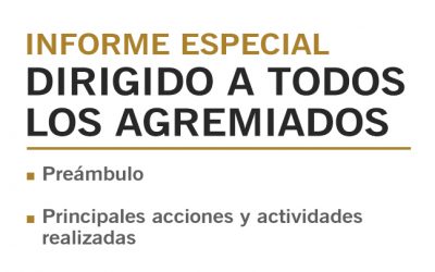 INFORME ESPECIAL DIRIGIDO A TODOS LOS AGREMIADOS  | NotiCAPLima 081-2019