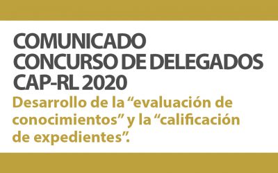 COMUNICADO CONCURSO DE DELEGADOS CAP – RL 2020 | NotiCAPLima 172-2019