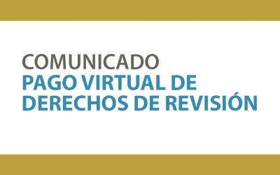 COMUNICADO PAGO VIRTUAL DE DERECHOS DE REVISIÓN | NotiCAPLima 047 -2020