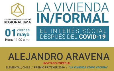 La Vivienda In/Formal El Interés Social después del COVID-19 – Inscripción gratuita #YoMeCapacitoCAPRL #YoMeQuedoEnCasa | NotiCAPLima 069-2020