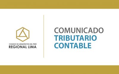 Comunicado Tributo Contable | NotiCAPLima 093-2020
