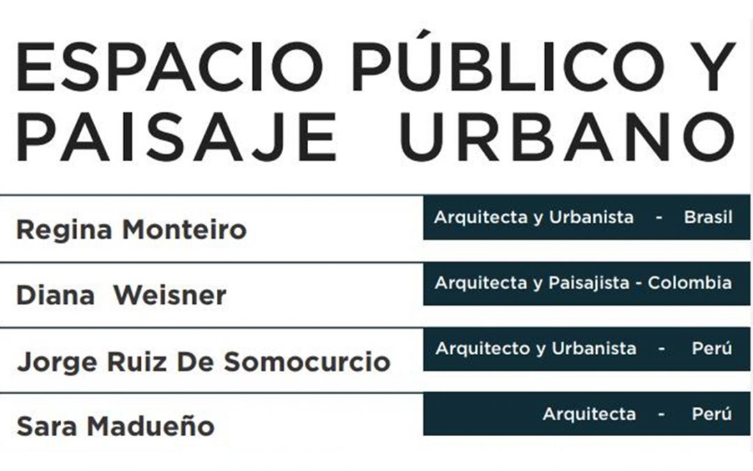 Conversatorio Espacio Público y Paisaje Urbano | NotiCAPLima 203-2020