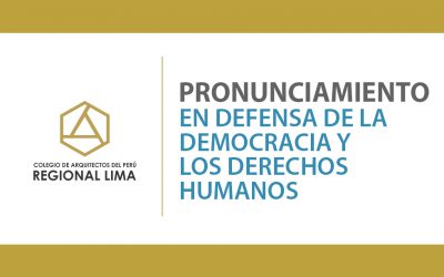 Pronunciamiento en Defensa de la Democracia y los Derechos Humanos | NotiCAPLima 226-2020