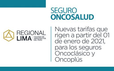 Oncosalud: Nuevas tarifas | NotiCAPLima 013-2021