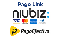 Tarjeta Crédito, Débito, Pago Efectivo (Niubiz, pago por link)