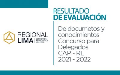 Resultados de Evaluación de Documentos y de Conocimientos Concurso de Delegados CAP-RL Julio 2021- Junio 2022
