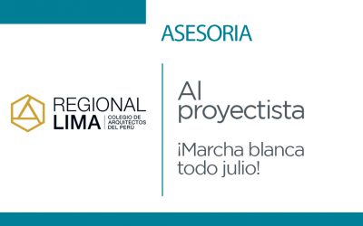 Asesoría al Proyectista CAP Regional Lima | NotiCAPLima 171-2021