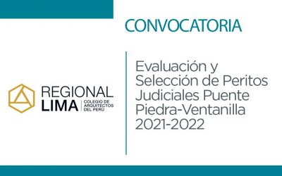 Convocatoria: Evaluación y Selección de Peritos Judiciales Puente Piedra – Ventanilla | NotiCAPLima 273-2021