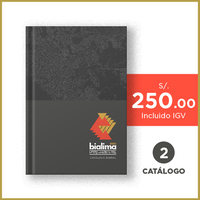 02 ejemplares  - Catálogo BIALIMA  S/250 soles