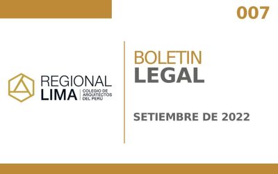 Boletín Legal N° 007 -2022 | Normas Legales Publicadas en el Diario el Peruano – Setiembre 2022