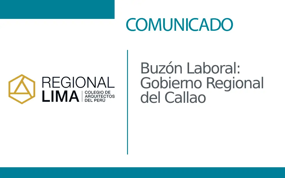 Buzón Laboral: Gobierno Regional del Callao | NotiCAPLima 087-2023