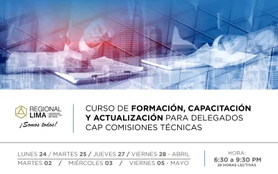 Curso de formación, capacitación y actualización para Delegados CAP Comisiones Técnicas