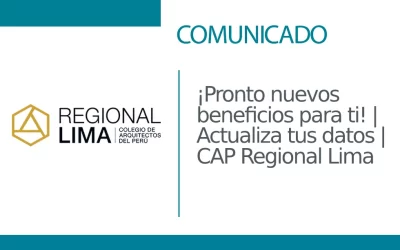 ¡Pronto nuevos beneficios para ti!  😎 | Actualiza tus datos 📲 | CAP Regional Lima | NotiCAPLima 101 – 2023