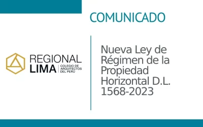 Nueva Ley de Régimen de la Propiedad Horizontal D.L. 1568-2023 | Seminario de actualización | NotiCAPLima 180 – 2023