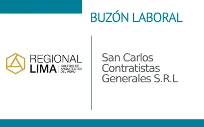 Buzón Laboral: San Carlos Contratistas Generales S.R.L | NotiCAPLima 213-2023