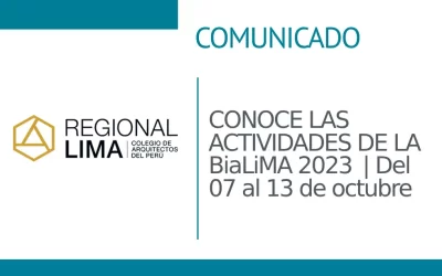 📢 📢 CONOCE LAS ACTIVIDADES DE LA BiaLiMA 2023  | Del 07 al 13 de octubre 🔷 | NotiCAPLima 270 – 2023
