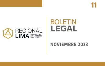 Boletín Normativo CAPLima N° 011  | Normas Legales Publicadas en el Diario el Peruano – Noviembre 2023