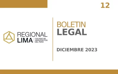 Boletín Normativo CAPLima N° 012  | Normas Legales Publicadas en el Diario el Peruano – Diciembre 2023