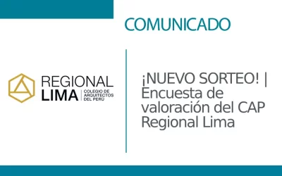 ¡NUEVO SORTEO! | Encuesta de valoración del CAP Regional Lima | NotiCAPLima 008-2024