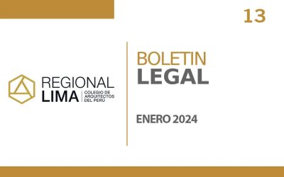 Boletín Normativo CAPLima N° 013  | Normas Legales Publicadas en el Diario el Peruano – Enero 2024