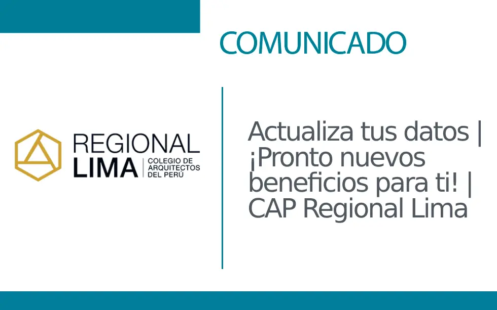 Actualiza tus datos 📲 | ¡Pronto nuevos beneficios para ti! 😎 | CAP Regional Lima | NotiCAPLima 048 – 2024