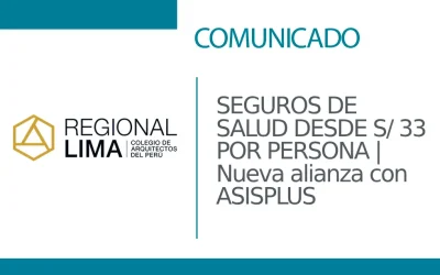 SEGUROS DE SALUD DESDE S/ 33 POR PERSONA 🚑| Nueva alianza con ASISPLUS 😀 | NotiCAPLima 061 – 2024