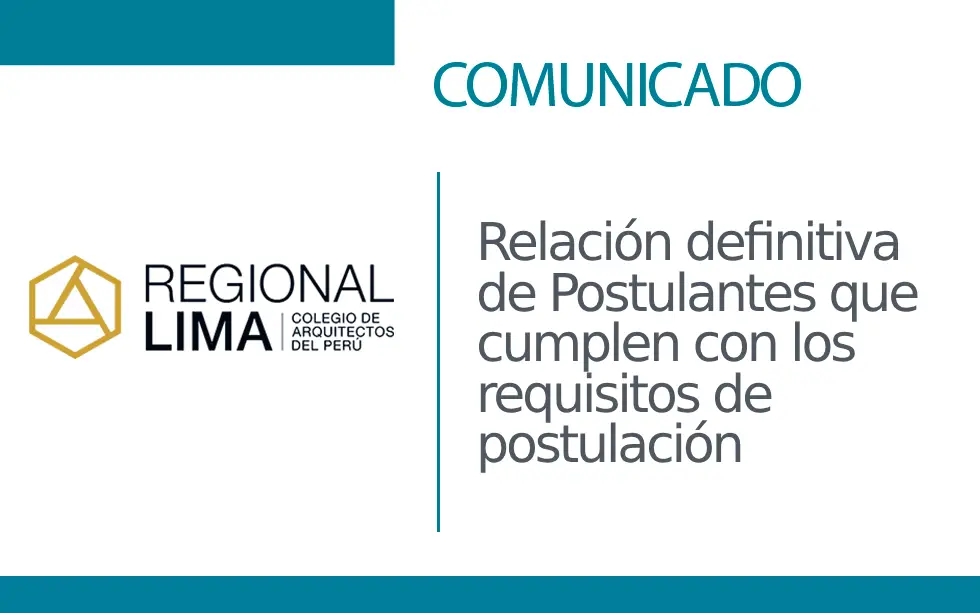 Relación definitiva de Postulantes que cumplen con los requisitos de postulación | Concurso de Delegados CAP-RL periodo 2024 – 2026 | NotiCAPLima 139-2024