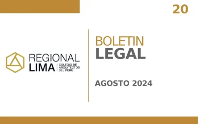 Boletín Normativo AGOSTO CAPLima N° 020 | Normas Legales Publicadas en el Diario el Peruano | CAP RL – 2024