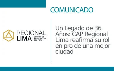 NOTA DE PRENSA | Un Legado de 36 Años: CAP Regional Lima reafirma su rol en pro de una mejor ciudad | NotiCAPLima 188 – 2024