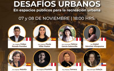 Seminario DESAFÍOS URBANOS En espacios públicos para la recreación urbana | 07 y 08 de noviembre | NotiCAPLima 236 – 2024