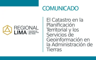 Conferencia Internacional: El Catastro en la Planificación Territorial y los Servicios de Geoinformación en la Administración de Tierras – Experiencia Suiza | NotiCAPLima 199 – 2024