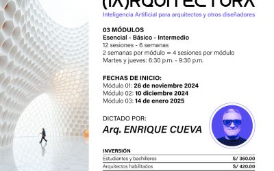 (IA)RQUITECTURA – INTELIGENCIA ARTIFICIAL PARA ARQUITECTOS Y OTROS DISEÑADORES