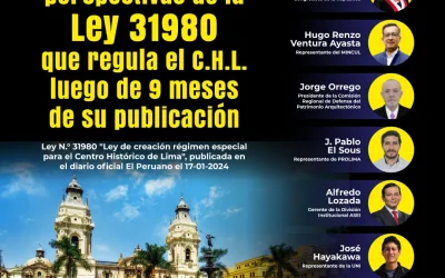 II Mesa Redonda “Avances y perspectivas de la Ley 31980 que regula el C.H.L. luego de 9 meses de su publicación” | NotiCAPLima 264 – 2024