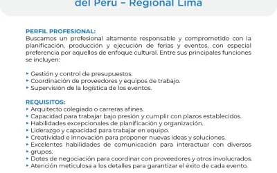 Buzón Laboral: Asistente de Proyectos – CAP Regional Lima | NotiCAPLima 267 – 2024