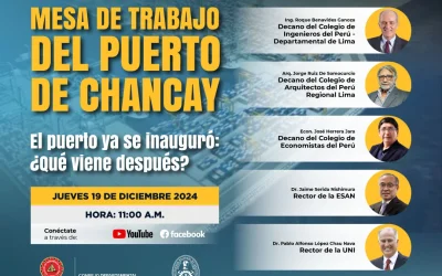 CONÉCTATE este jueves 19 de diciembre | Mesa de trabajo del Puerto de Chancay | NotiCAPLima 274 – 2024