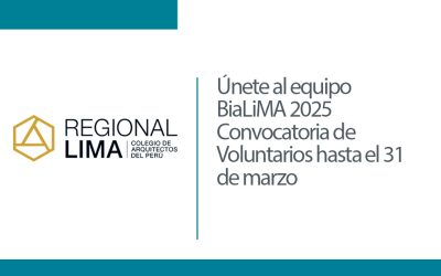 Únete al equipo BiaLiMA 2025 | Convocatoria de Voluntarios hasta el 31 de marzo | NotiCAPLima 059 – 2025