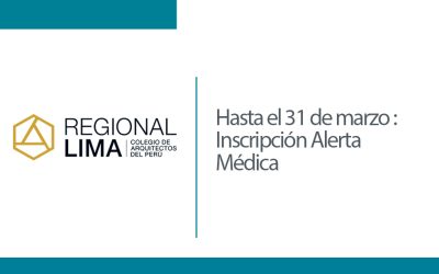 Hasta el 31 de marzo : Inscripción Alerta Médica | NotiCAPLima 065- 2025