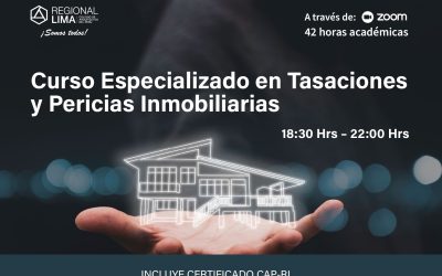 CURSO VIRTUAL ESPECIALIZADO EN TASACIONES Y PERICIAS INMOBILIARIAS