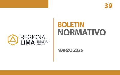 Boletín Normativo MARZO CAPLima N° 039 | Normas Legales Publicadas en el Diario el Peruano | CAP RL – 2026