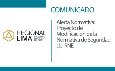 Alerta Normativa: Proyecto de Modificación de la Normativa de Seguridad del RNE | NotiCAPLima 102 – 2026